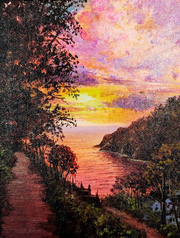 - Acrylic on Canvas, Painting by Liz Newbery, measuring 16 x 12 cm (H x W) £58